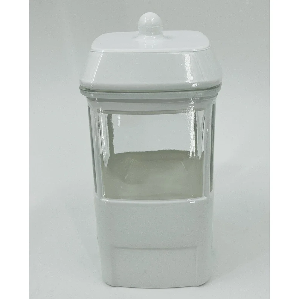 Target Bullseye Playground Valentines White Ceramic Popcorn Cart Candy Jar 2023